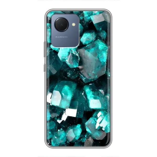 Чехол с рисунком «Кристалы» для Realme NARZO 50i Prime Чехол с рисунком «Кристалы» для Realme NARZO 50i Prime
