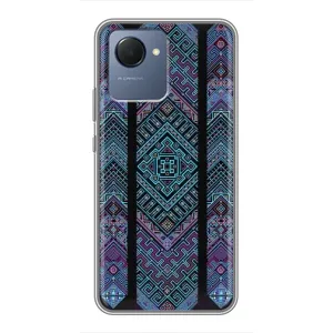 Силиконовый Чехол на Realme NARZO 50i Prime (Крутой орнамент)
