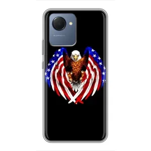 Чохол Прапор USA для Realme NARZO 50i Prime (Крила США)
