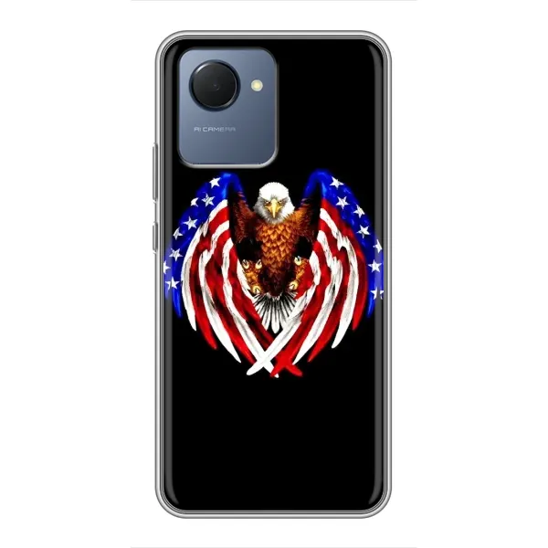 Чехол с рисунком «Крылья США» для Realme NARZO 50i Prime