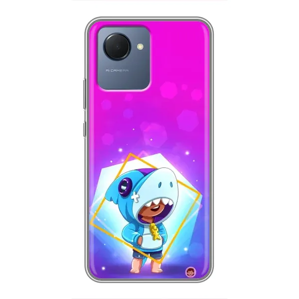 Чехол с рисунком «Леон в костюме Акулы» для Realme NARZO 50i Prime