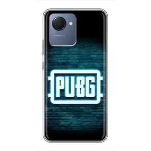 Чохол (TPU) з картинкою "Лого Пабг" на Реалми Нарзо 50i Прайм (Лого PUBG)