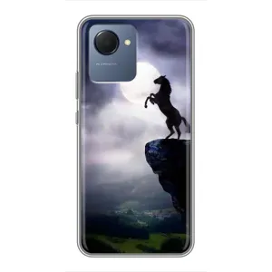 Чехлы с изображением разных животных для Realme NARZO 50i Prime (Лошадь)