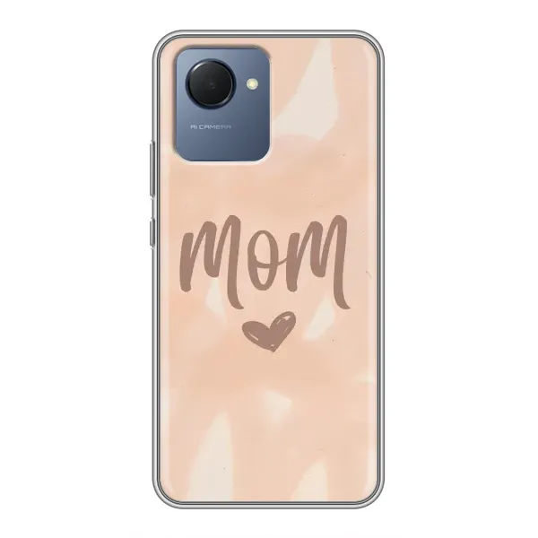 Чехол с рисунком «Love mom» для Realme NARZO 50i Prime Чехол с рисунком «Love mom» для Realme NARZO 50i Prime