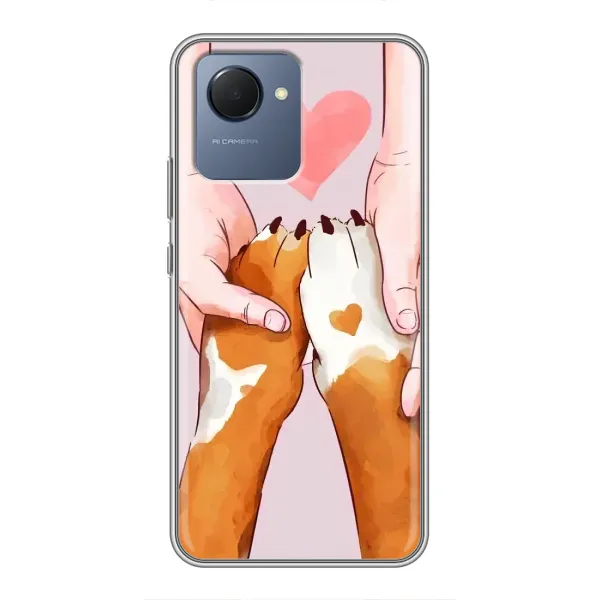 Чехол с рисунком «Любовь к собакам» для Realme NARZO 50i Prime Чехол с рисунком «Любовь к собакам» для Realme NARZO 50i Prime