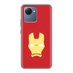 Чехол Супергерой Железный человек на Realme NARZO 50i Prime (Man)