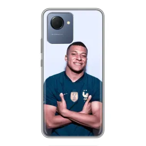 Чехол (TPU) с Футболистом на Realme NARZO 50i Prime (Мбаппешичка)