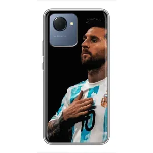 Чехлы Лео Месси Аргентина для Realme NARZO 50i Prime (Месси Капитан)