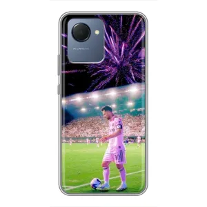 Чехлы Лео Месси в Майами на Realme NARZO 50i Prime (Месси в Майами)