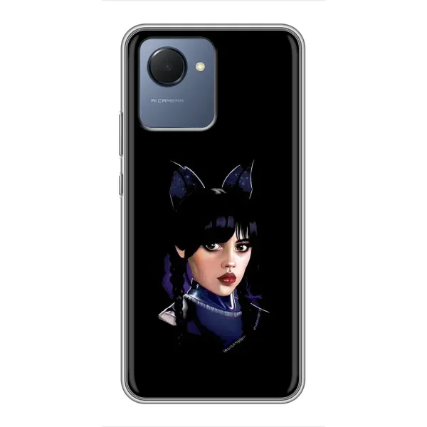 Чехол с рисунком «Милая Уэнсдей» для Realme NARZO 50i Prime Чехол с рисунком «Милая Уэнсдей» для Realme NARZO 50i Prime