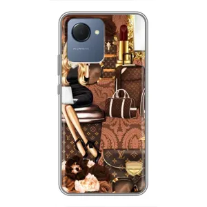 Чехол Стиль Louis Vuitton на Realme NARZO 50i Prime (Мода Луи Виттон)