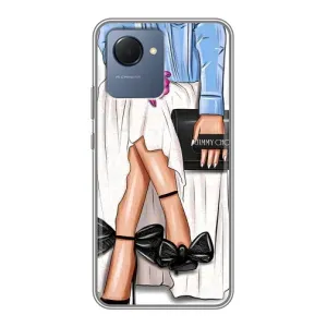 Силиконовый Чехол на Realme NARZO 50i Prime с картинкой Стильных Девушек (Мода)