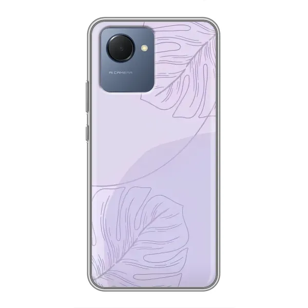 Чехол с рисунком «Монстера фиолетовая» для Realme NARZO 50i Prime Чехол с рисунком «Монстера фиолетовая» для Realme NARZO 50i Prime