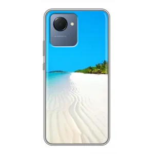 Летний Чехол на Realme NARZO 50i Prime (Море песок)