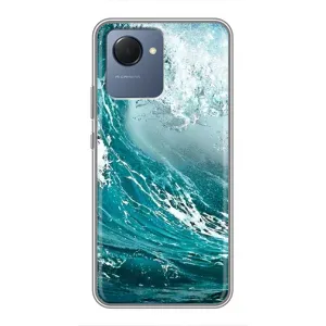 Летний Чехол на Realme NARZO 50i Prime (Морская волна)
