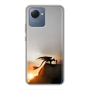 Чехол дракон Беззубик для Realme NARZO 50i Prime (Мультиик Беззубик)