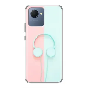 Девчачий Чехол для Realme NARZO 50i Prime (Наушники)