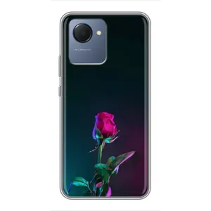 Чохли з принтом Троянд для Realme NARZO 50i Prime (Нічна троянда)