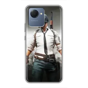 Чохол з картинкою "Герой Pubg" на Realme NARZO 50i Prime (Пабг)