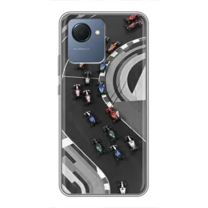 Чехол фильм Формула 1 для Realme NARZO 50i Prime (Гонки ф1)