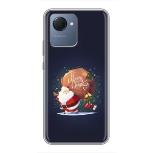 Чехол Санта Клаус для Realme NARZO 50i Prime (Подарки от Санты)