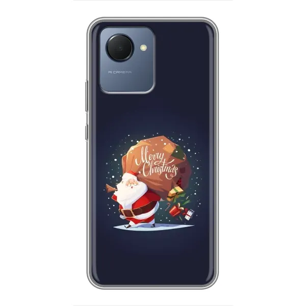 Чехол с рисунком «Подарки от Санты» для Realme NARZO 50i Prime Чехол с рисунком «Подарки от Санты» для Realme NARZO 50i Prime