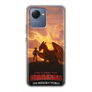Чехол дракон Беззубик для Realme NARZO 50i Prime (Постер Беззубика)
