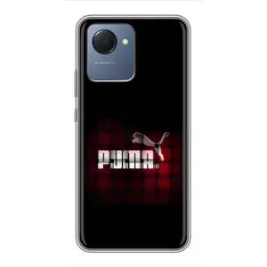Чехол с Брендами одежды на Реалми Нарзо 50и Прайм (PUMA стиль)