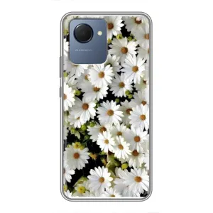 Чохол з ромашками на Realme NARZO 50i Prime (Рамка в ромашках)