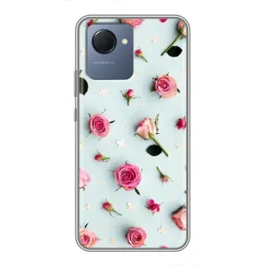 Чохли з принтом Троянд для Realme NARZO 50i Prime (Різні квіти)