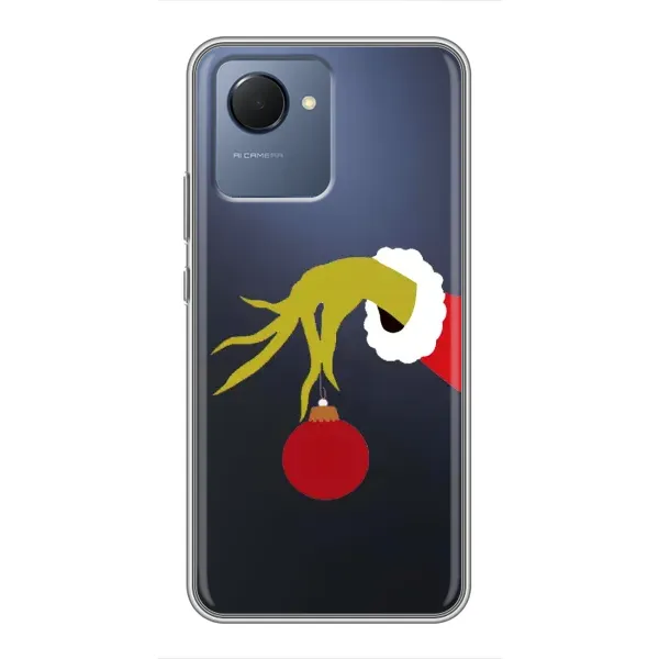Чехол с рисунком «Рука Гринча» для Realme NARZO 50i Prime Чехол с рисунком «Рука Гринча» для Realme NARZO 50i Prime