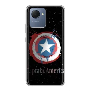 Чехол с Щитом Капитана Америки на Realme NARZO 50i Prime (Щит Капитана)