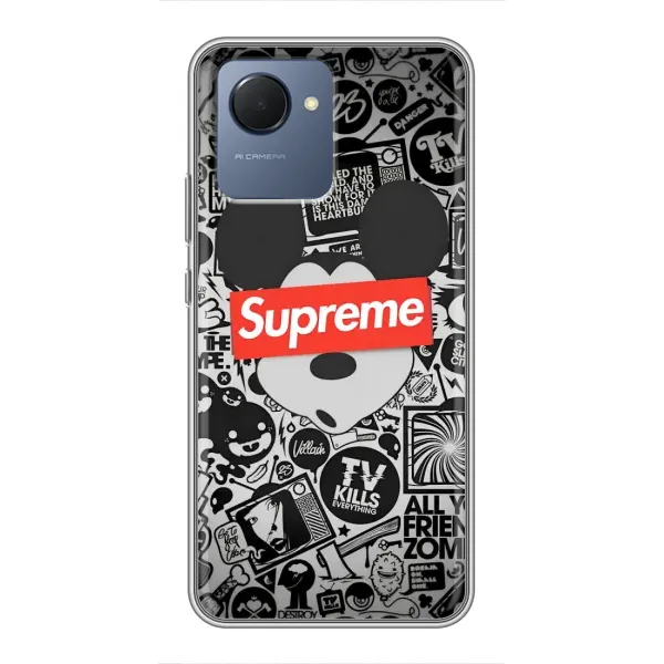 Чехол с рисунком «Supreme Маус» для Realme NARZO 50i Prime Чехол с рисунком «Supreme Маус» для Realme NARZO 50i Prime