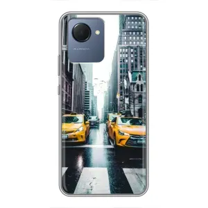 Силиконовый бампер (Работники) на Realme NARZO 50i Prime (Такси)
