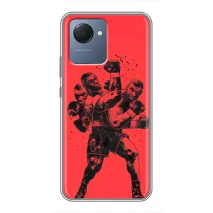 Чехлы с принтом Спортивная тематика для Realme NARZO 50i Prime (Тайсон Бокс)