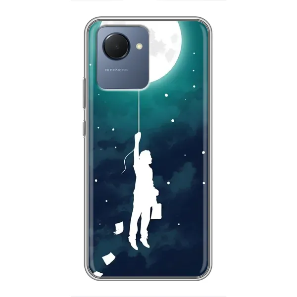 Чехол с рисунком «To The moon» для Realme NARZO 50i Prime Чехол с рисунком «To The moon» для Realme NARZO 50i Prime