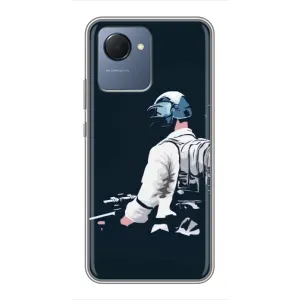 Чохол з картинкою "Герой Pubg" на Realme NARZO 50i Prime (В екіперівці)