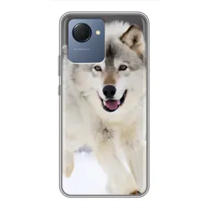 Чехол с Волком на Realme NARZO 50i Prime (Волк на снегу)