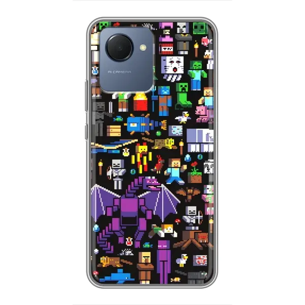 Чехол с рисунком «Все персонажи» для Realme NARZO 50i Prime