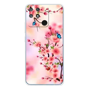 Чехол с принтом САКУРЫ на Realme NARZO 80 Lite 4G (Бабочки на сакуре)