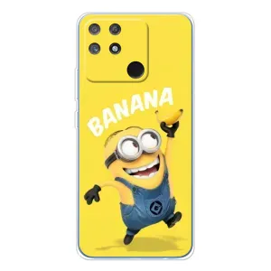 Мультяшный принт на Чехол для Нарзо 80 Лайт 4G (Banana)