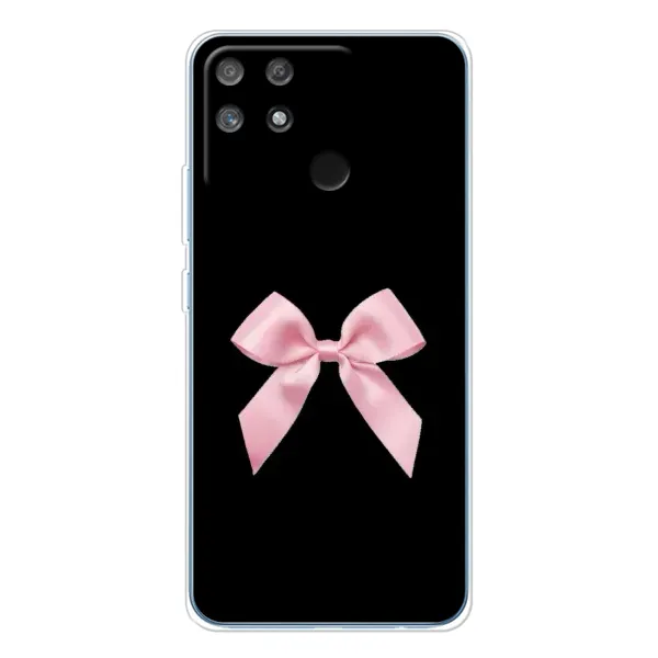 Чехол с рисунком «Бант на черном» для Realme NARZO 80 Lite 4G Чехол с рисунком «Бант на черном» для Realme NARZO 80 Lite 4G