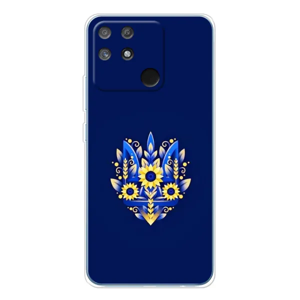 Чехол с рисунком «Цветущий Герб» для Realme NARZO 80 Lite 4G