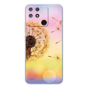 Силиконовый Чехол с одуванчиками на Realme NARZO 80 Lite 4G (Цветок-одуванчик)