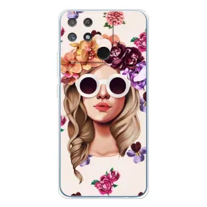 Чехол с картинкой Модные Девчонки Realme NARZO 80 Lite 4G (Девушка в очках)