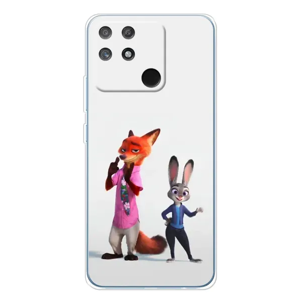 Чехол с рисунком «Джуди и Ник» для Realme NARZO 80 Lite 4G Чехол с рисунком «Джуди и Ник» для Realme NARZO 80 Lite 4G