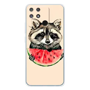 Силиконовый Чехол с Енотами на Realme NARZO 80 Lite 4G (Енот)