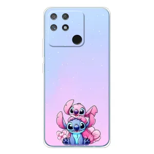 Чехол с рисунком Стич для Realme NARZO 80 Lite 4G (Энджл и Стич)