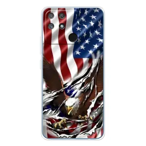 Чехол Флаг USA для Realme NARZO 80 Lite 4G (Флаг USA)