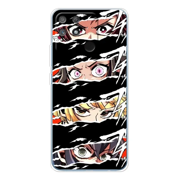 Чехол с рисунком «Глаза на чорном» для Realme NARZO 80 Lite 4G